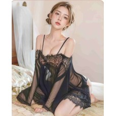 Женская кружевная ночная рубашка