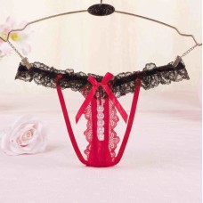 Женские сексуальные трусики с бусинками