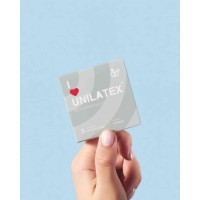 Презервативы с рёбрами Unilatex Dotted
