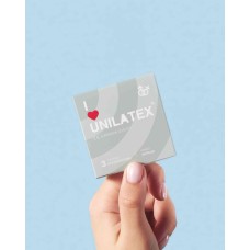 Презервативы с рёбрами Unilatex Dotted